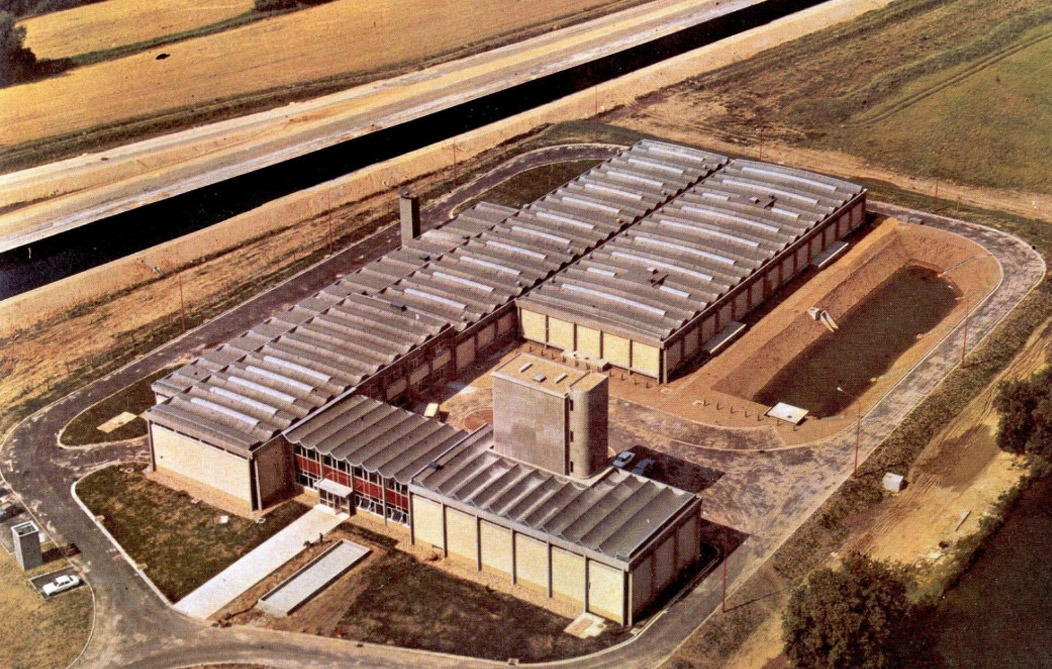 Usine de Moulins-les-Metz dans les années 1970